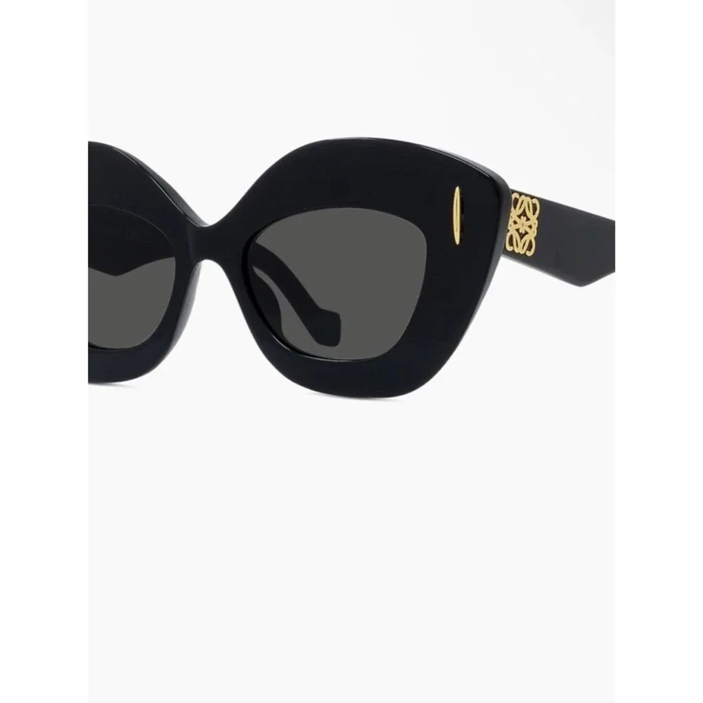 Loewe Retro Screen Black Cat-Eye Sunglasses NWOT